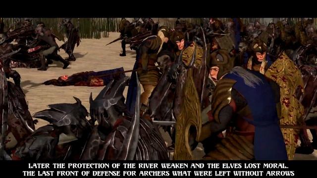 LORIEN ELVES and WOOD ELVES VS GOBLINS | 15,000 Units | Lord Of The Rings Cinematic Battle смотреть онлайн