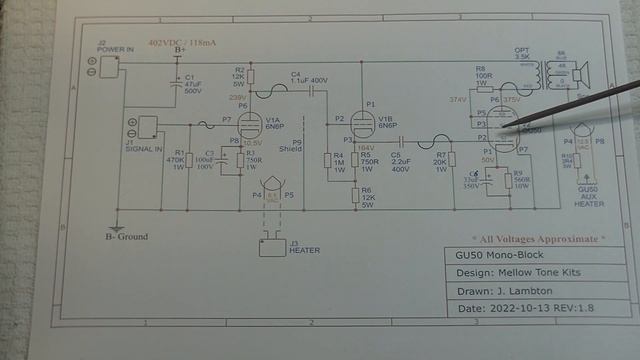 Tube Lab 109 - GU50 Kit Monoblock Schematic Walk-Through смотреть онлайн