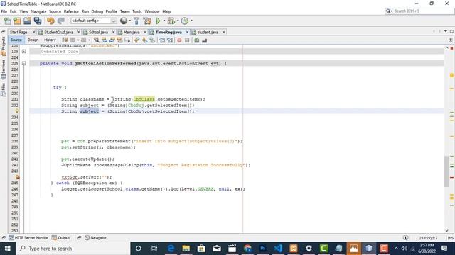 School Time Table System Java Mysql Part 3 смотреть онлайн