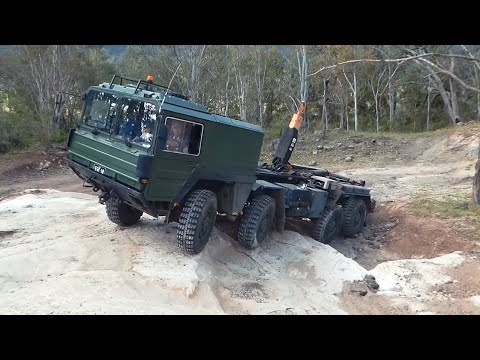 Вот на что способен полный привод 8х8 грузовиков ТАТРА, МАН, ОШКОШ, КАМАЗ смотреть онлайн