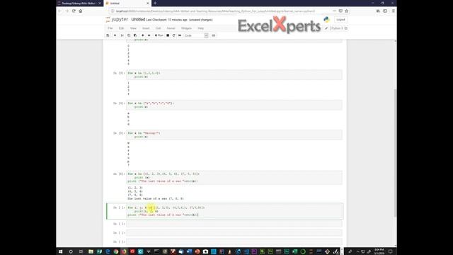 Python For Loop смотреть онлайн