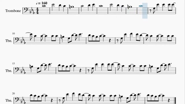 Trombone Sheet Music: How to play Gangsta's Paradise by Coolio ft LV смотреть онлайн