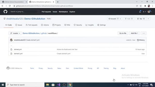 How to use GithHub Action with .Net Core App | Live Demo смотреть онлайн
