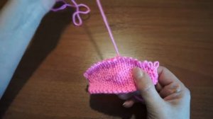 Вязание укороченными и удлиненными рядами спицами. Часть 1.