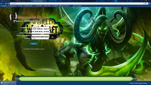 How to Make a Registration Website for WoW Legion Private Server смотреть онлайн