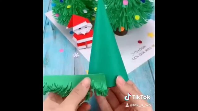 Как сделать елку с картона #Каксделатьелкускартона #картон смотреть онлайн