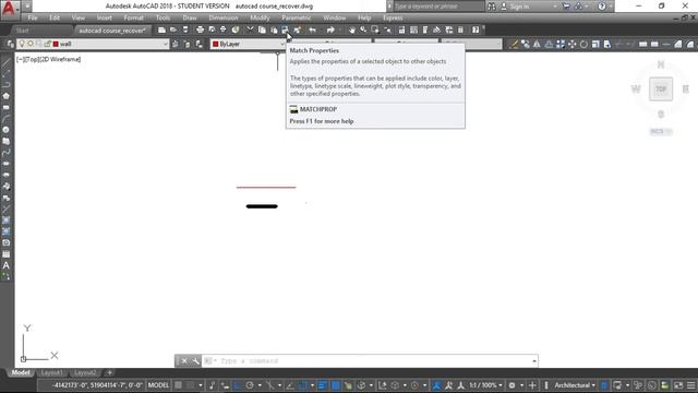 Autocad course 2020/ 13 part(1) /Match properties command in Autocad in Detail смотреть онлайн