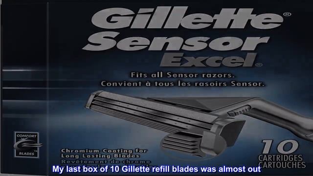 Great product - Gillette Sensor Excel Men's Razor Blade Refills, 10 Count смотреть онлайн