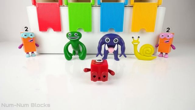 Numberblocks Transform into Garten of Banban Monsters with Kinetic Sand, Beads, and Slime смотреть онлайн