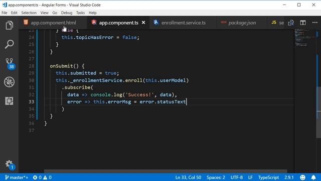 Angular Forms Tutorial - 14 - Error Handling смотреть онлайн