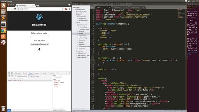 Curso React 16.3: Botones, Estilos, prevState y Logica Boleana con react смотреть онлайн