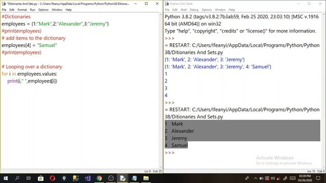 Python Programming Tutorial(for beginners) #9 -Dictionaries смотреть онлайн