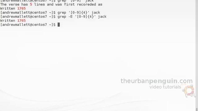 LPIC-1 103.7 Search text files using regular expressions смотреть онлайн