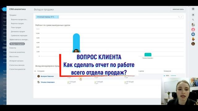 Урок 19.1 - Отчеты. Контроль отдела продаж в Битрикс24 | Обзор CRM-аналитики смотреть онлайн