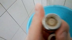 Если на душевом смесителе стал слабый напор.