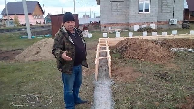 Делаем опалубку Дома 11×9 плюс гараж 11×4 смотреть онлайн