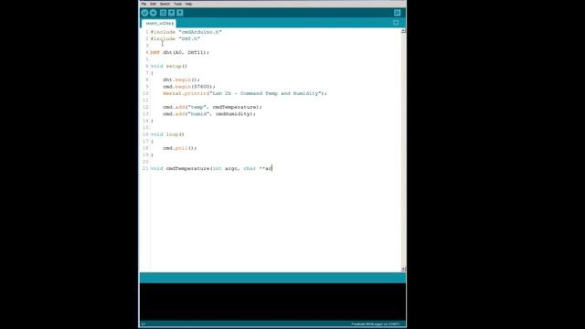 Build Your Own Data Logger: Module 3.2.2: Command Line Temperature and Humidity смотреть онлайн