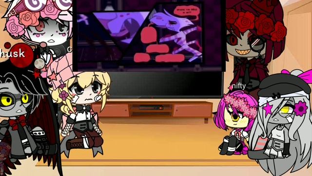 Hazbin hotel reacts to Prank too far/lazy/Nifty at the end was just in her mind/ смотреть онлайн