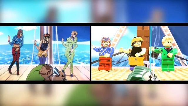 LEGO JoJo's Bizarre Adventure - Torture Dance (SIDE BY SIDE VERSION) смотреть онлайн