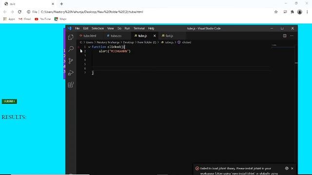 JavaScript, html,css Simple Filling in QUIZ Part2 (step by step) смотреть онлайн