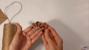 Красивая ручная работа из джута. Шкатулка из джутовых ниток. // DIY jute box