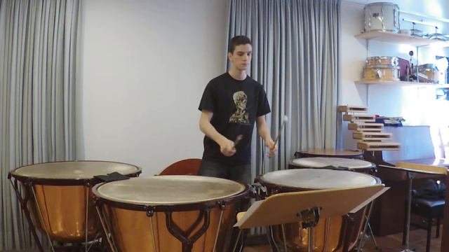 Elliott Carter - Eight Pieces for Four Timpani - VIII. March смотреть онлайн
