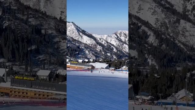 Ski Resort Shymbulak. Almaty. Kazakhstan. Казахстан. Алматы. Горнолыжный курорт Чимбулак/Шымбулак
