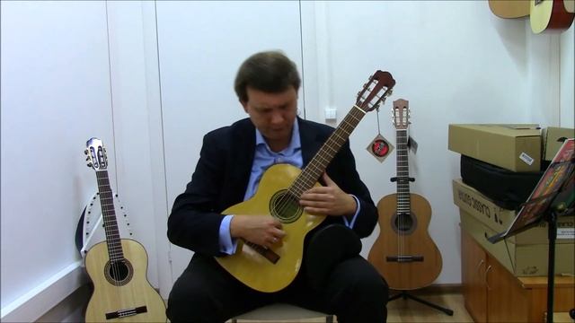 Обзор детской гитары Cremona с470 1/2 смотреть онлайн