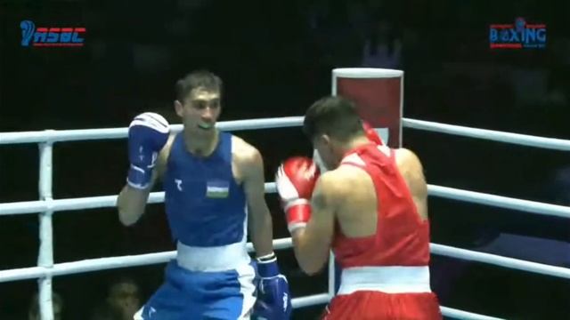 Жёсткий бой Узбека на чемпионате Азии по боксу 2022,Абдумалик Халоков [UZB]-Анвер Джасим [IRQ] смотреть онлайн