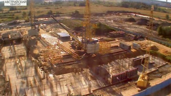 Монтаж башенного крана КБ-515