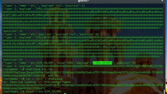 tar-split command demo смотреть онлайн