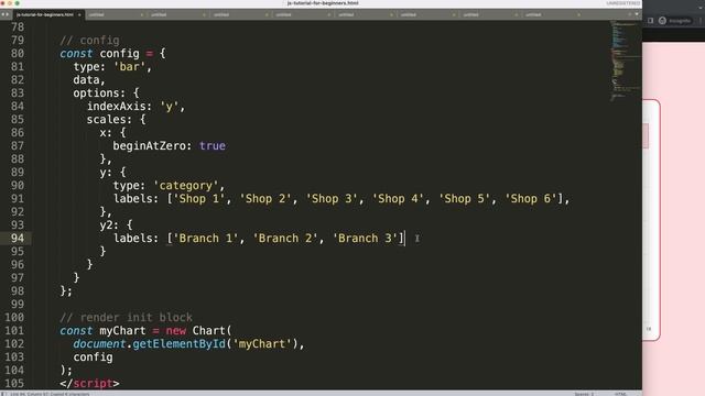 How To Add Sub Labels on Y Scales in Chart JS смотреть онлайн