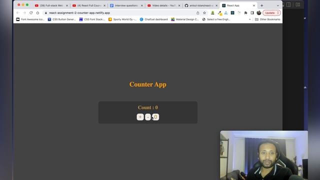 React Bangla Tutorial 27 : Assignment-2 | Counter App смотреть онлайн