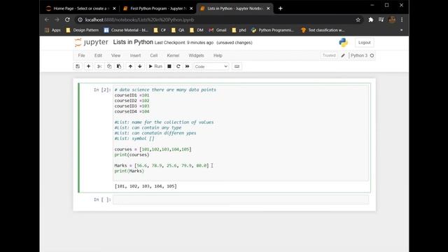 How to create list in python| Python Basics Lesson 2 смотреть онлайн