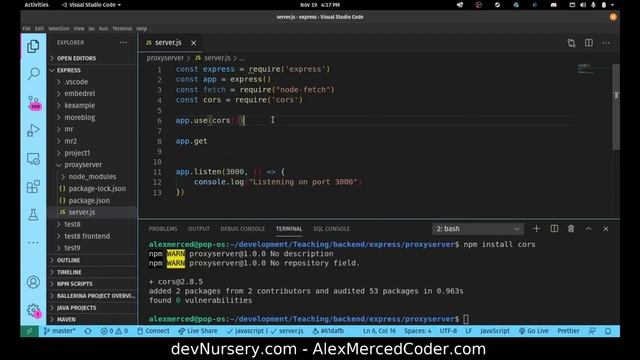 AM Coder - Making Your Own Proxy Server to Avoid CORS Errors смотреть онлайн