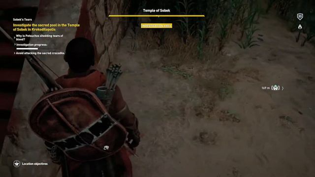 Assassin's Creed Origins - Investigate the scared pool in the temple of sobek in krokodilopolis смотреть онлайн