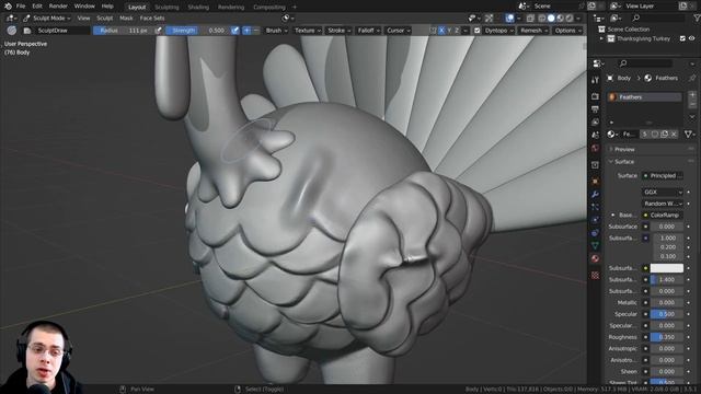 Quickly Switch Between Different Objects in Sculpt Mode (Blender Tip) смотреть онлайн