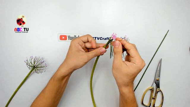 ABC TV | How To Make Artificial Allium Flower (Slowly) - Craft Tutorial