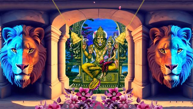 Namaste Narasimhaya -  Powerful Narasimha Aarti 🌺