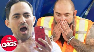 Hot Boyfriend Proposes At Work | Just For Laughs Gags - Горячий парень делает предложение на работе