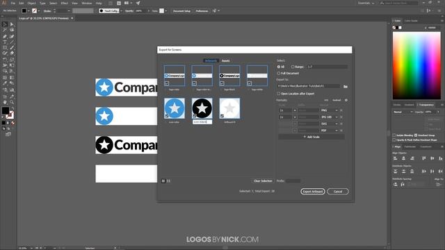Batch Export Multiple Images from Illustrator смотреть онлайн