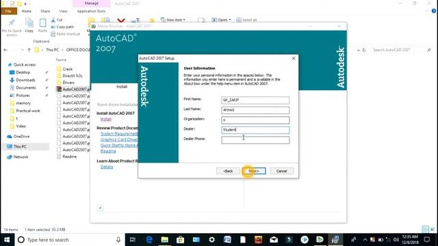 How to Install ||AutoCAD 2007|| on windows 7,8,8.1,10 (32/64-bit) смотреть онлайн