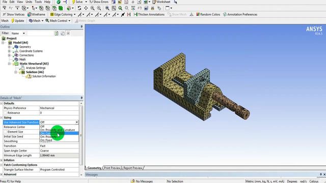ANSYS Workbench - Mesh in Detail смотреть онлайн