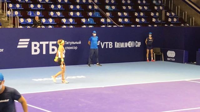 ЧЖЭН ЦИНВЕНЬ - ЦУРЕНКО ЛЕСЯ КУБОК КРЕМЛЯ 18.10.2021. Китай/Украина VTB MOSCOW KREMLIN CUB tennis смотреть онлайн