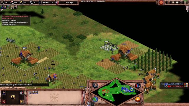 Age of empires 2 de, Vikings vs Teutons, after holding i manage to lose somehow. смотреть онлайн