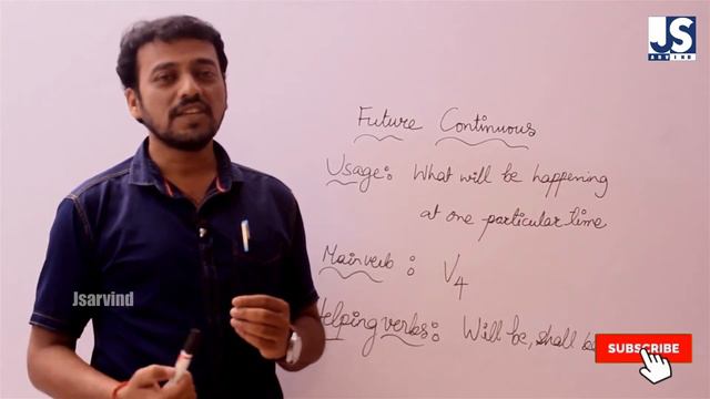 # JS ARVIND #Tenses# Future Continuous tense смотреть онлайн