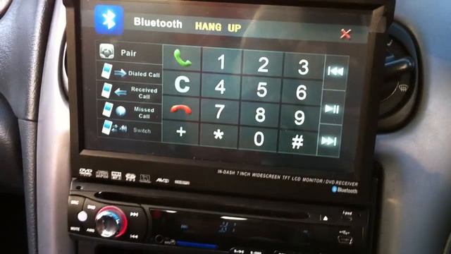 7" LCD 1 DIN CAR STEREO IN DASH TV CD DVD PLAYER GPS AU AL8007 смотреть онлайн