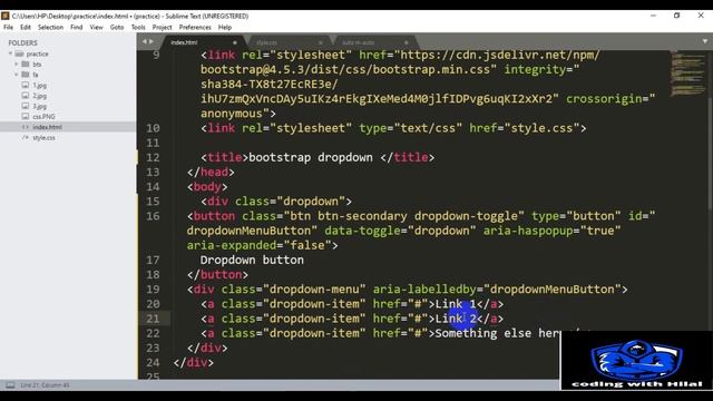 Bootstrap ma dropdown kasy banai|Bootstrap down #BootstrapDropdown #BootstrapTutorial смотреть онлайн