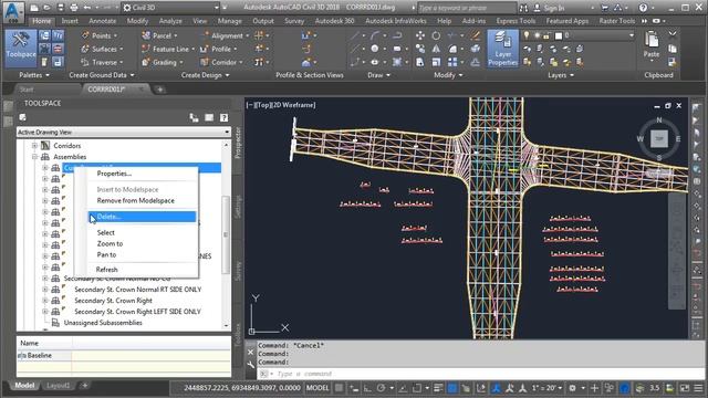 Managing Civil 3D Assemblies using the Prospector Tab смотреть онлайн