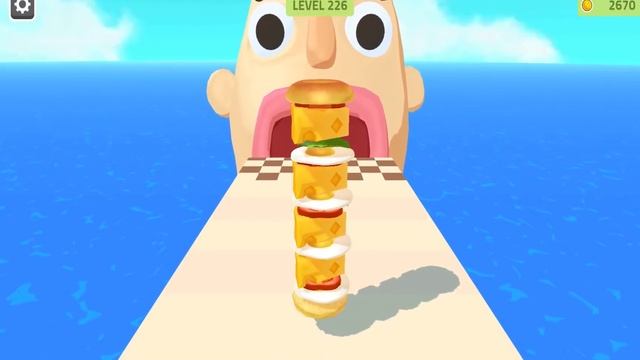 Sandwich Runner - Gameplay Walkthrough - All Levels (IOS, Android)